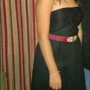 Strapless high-low dress!